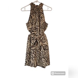 Animal print dress